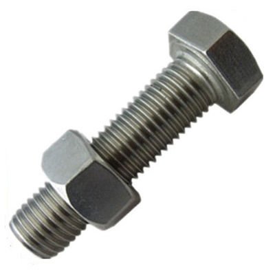 M30 Hex Bolt e Nut Set Grau de alta tração 8.8 de aço inoxidável de carbono