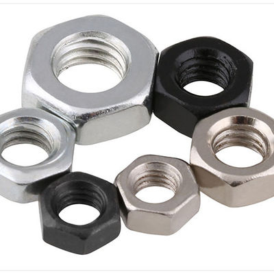 Todos os tamanhos de aço inoxidável de carbono Nuts hexadecimais pesados personalizáveis DIN934 com DIN padrão
