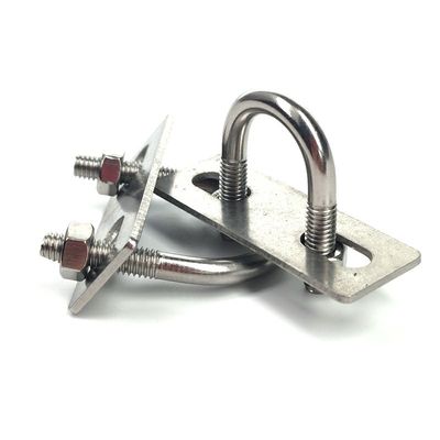 Fornecimento de amostras gratuitas de grampos de parafusos U para tubos M6-M64 de aço carbono/aço inoxidável