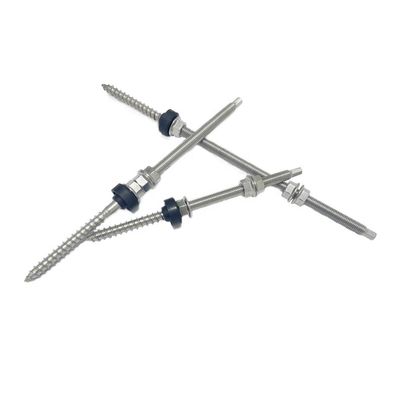 Plain Finish Aço inoxidável Solar Roof Mount Hanger Bolto para Montagem Forte e Estável