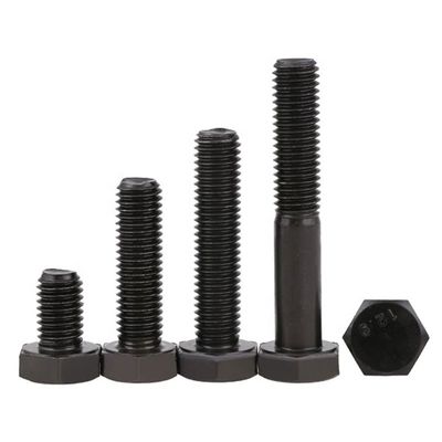Comprimento 20mm-300mm H.D.G Grade 8.8 DIN 933 DIN 931 High Tensile Black Oxide Hex Head Bolts