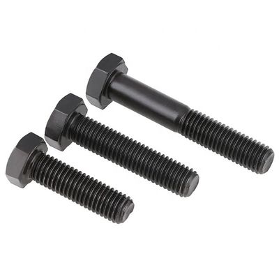 Comprimento 20mm-300mm H.D.G Grade 8.8 DIN 933 DIN 931 High Tensile Black Oxide Hex Head Bolts