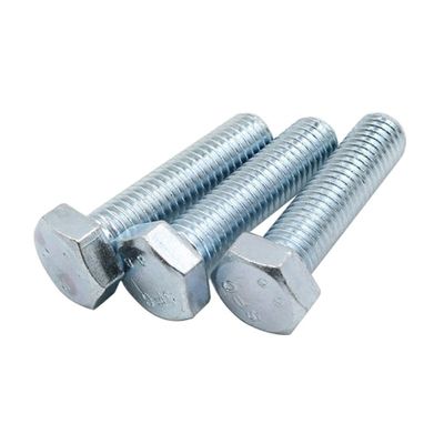 Venda parafusos e porcas hexagonais galvanizados grau 8.8 comprimento 10mm-500mm para suas necessidades
