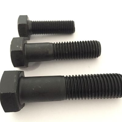 Bolsas métricas de alta resistência DIN 931/933 Bolsas hexadecimais e porcas zinco 4.8/6.8/8.8/10.9/12.9