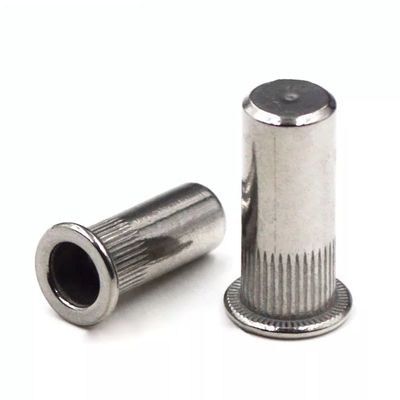 1-3.5 Pinça de zinco de acabamento de aço carbono de aço inoxidável Nozes de rivet para fixação duradoura