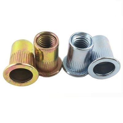 1-3.5 Pinça de zinco de acabamento de aço carbono de aço inoxidável Nozes de rivet para fixação duradoura