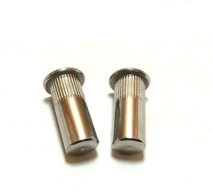 1-3.5 Pinça de zinco de acabamento de aço carbono de aço inoxidável Nozes de rivet para fixação duradoura