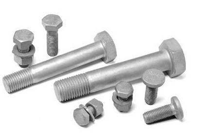 Bolsas e porcas hexadecimais HDG de alta resistência para construção pesada comprimento 20mm-300m