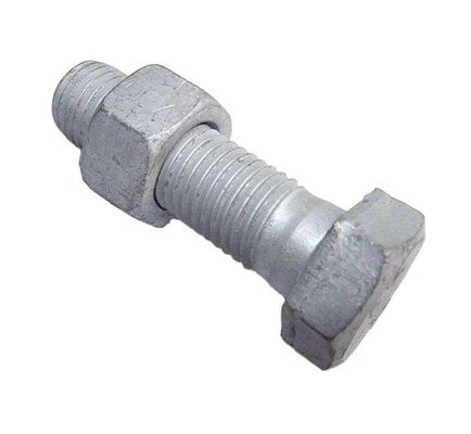 Bolsas e porcas hexadecimais HDG de alta resistência para construção pesada comprimento 20mm-300m