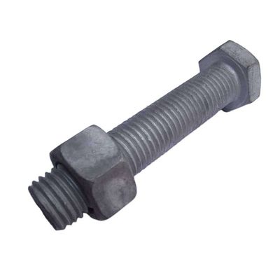 Bolsas e porcas hexadecimais HDG de alta resistência para construção pesada comprimento 20mm-300m