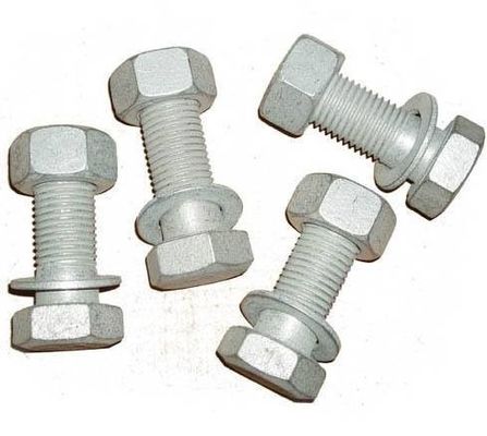 Bolsas e porcas hexadecimais HDG de alta resistência para construção pesada comprimento 20mm-300m