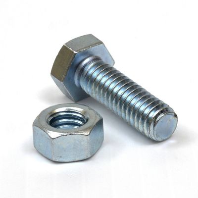 ISO9001 Certificado M2-M100 DIN931 DIN933 Hex Head Bolts And Nuts com e certificação