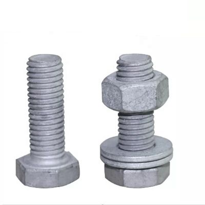 ISO9001 Certificado M2-M100 DIN931 DIN933 Hex Head Bolts And Nuts com e certificação