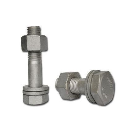 ISO9001 Certificado M2-M100 DIN931 DIN933 Hex Head Bolts And Nuts com e certificação