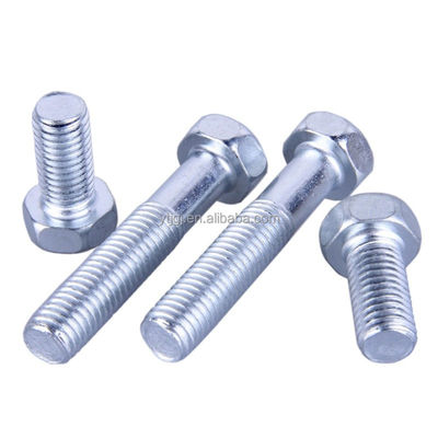 DIN933/931 parafusos hexagonais com porcas e rolhas Grau 4.8/6.8/8.8/10.9 10mm-300mm