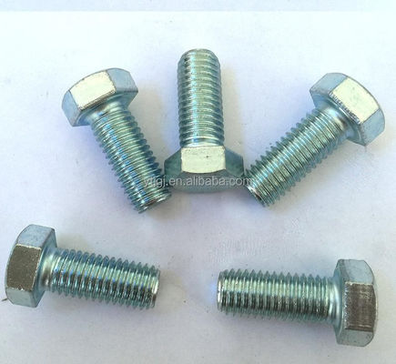 DIN933/931 parafusos hexagonais com porcas e rolhas Grau 4.8/6.8/8.8/10.9 10mm-300mm