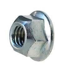 Nozes hexadecimais totalmente metálicas com flanges com binário predominante em aço inoxidável/carbono métrico