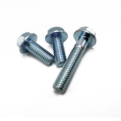 Grau 4.8/8.8/10.9 DIN Standard Hex Head Flange Bolts and Nuts em acabamento preto