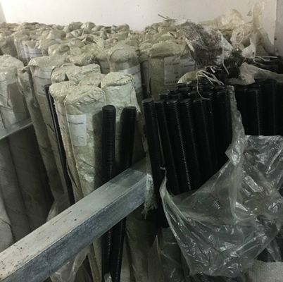 Grau de alta resistência 4.8/6.8/8.8 Rod de fio com acabamento em zinco e certificação ISO9001