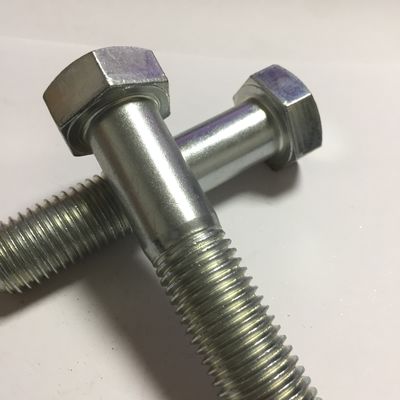 SS304 306 316 A2 70 A4 80 Hex Bolt Verbus Ripp Bolt DIN933/931 acabamento de zinco amarelo