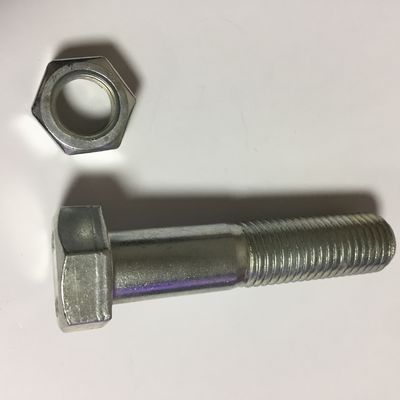 SS304 306 316 A2 70 A4 80 Hex Bolt Verbus Ripp Bolt DIN933/931 acabamento de zinco amarelo