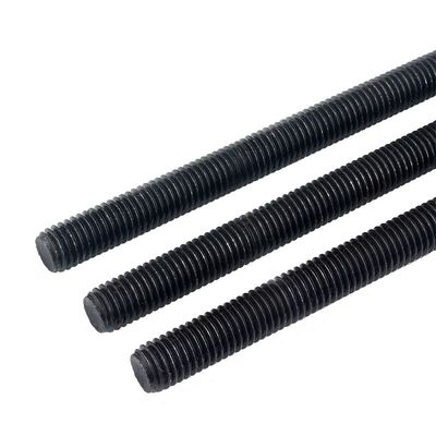 Parafusos de borracha de óxido negro DIN938 com grau 4.8/ 8.8/ 10.9/ 12.9 Ect/