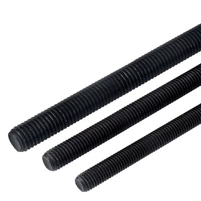 Parafusos de borracha de óxido negro DIN938 com grau 4.8/ 8.8/ 10.9/ 12.9 Ect/