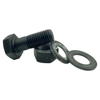M36 Din933 Din934 Hexbolt de aço inoxidável com zinco branco. Zinco amarelo. HDG