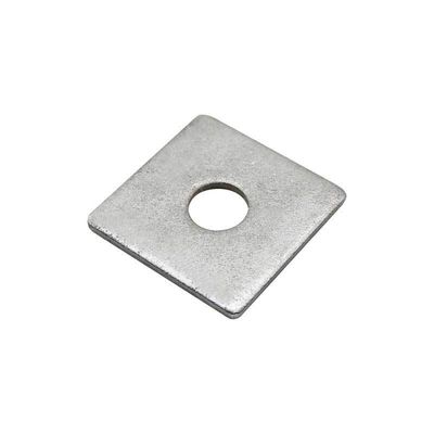 Nozes finas quadradas de zinco branco M5-M72 DIN 562