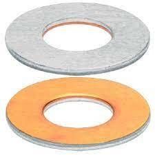 Máquina de lavar bi-metálico de estilo plano para peças de metal de cobre de alumínio de latão de carbono