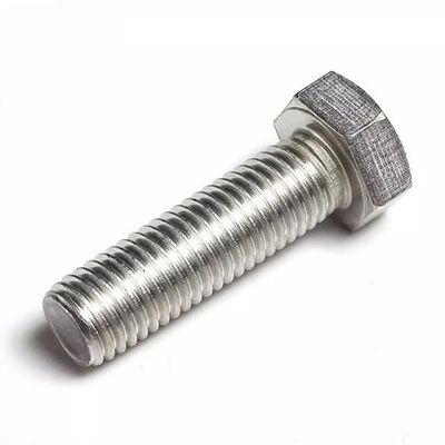 Parafusos e porcas de aço inoxidável de carbono hexadecimal com lavadoras em A2 70 comprimento de acabamento 10 mm-300 mm