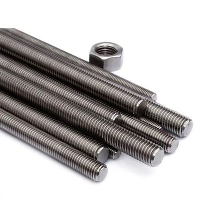 DIN975 M10 Rodas roscadas de aço inoxidável de carbono de alta resistência galvanizado 304 316 A2-70 A4-70