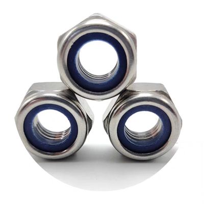 Sistema de medição métrico de aço inoxidável de nailon inserção de fecho de porca DIN985 Design simples