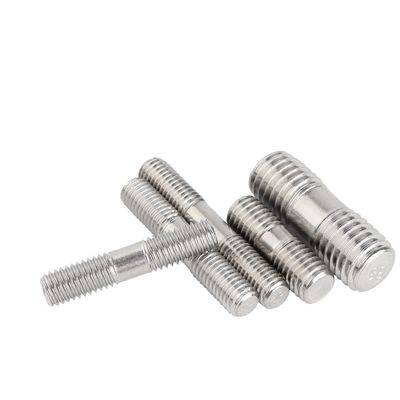 304 Parafuso de cabeça dupla Oxidação de fio de escurecimento de extensão Espessura do parafuso MM1-MM500
