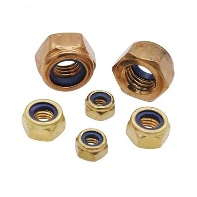 Sistema de medição métrico de aço inoxidável de nailon inserção de fecho de porca DIN985 Design simples
