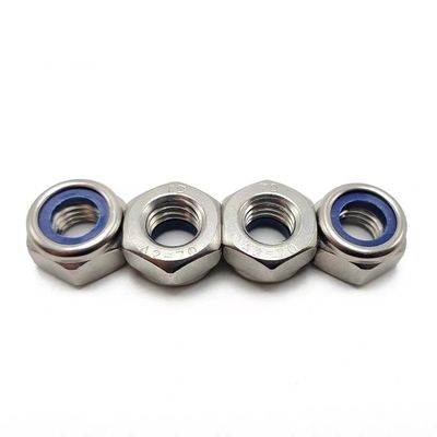 Sistema de medição métrico de aço inoxidável de nailon inserção de fecho de porca DIN985 Design simples