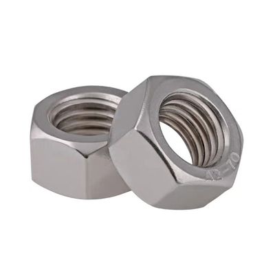 Nozes hexagonais galvanizadas métricas simples DIN934 para aplicações industriais