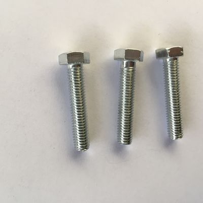 Ferramenta de fixação em aço inoxidável para parafusos hexadecimais e porcas Din933 HDG Grau 4.8/ 8.8/ 10.9/ 12.9 Ect