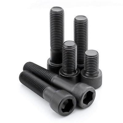Hebei Fixação de aço carbono 4.8 8.8 10.9 12.9 Classe Negro DIN912 Hex Socket Bolto Allen Bolto