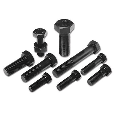 HDG Hex Head Bolt de aço carbono 3/8 1/4 5/16 Fabricação Ansi Unc DIN 4.8 8.8 10.9 12.9