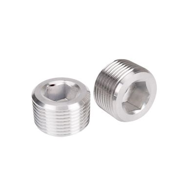 Plug-in de tubos de tomada hexagonal de acabamento simples DIN906 para projetos de construção e construção