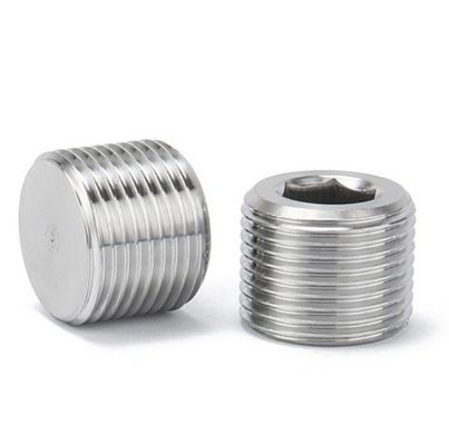 Plug-in de tubos de tomada hexagonal de acabamento simples DIN906 para projetos de construção e construção