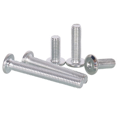 Exemplo de parafuso de tomada hexagonal de aço carbono revestido de zinco DIN7420