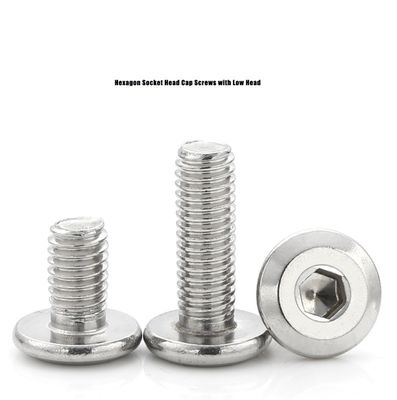 DIN7420 Flat Round Head Hexagon Socket Screw para Mobiliário de Madeira de Máquina