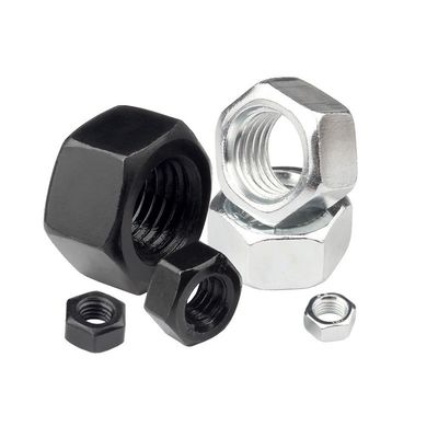 Certificado ISO9001 Óxido Negro M2-M30 Hex Nut DIN934 Nut e parafusos para construção