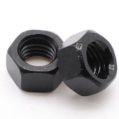 Certificado ISO9001 Óxido Negro M2-M30 Hex Nut DIN934 Nut e parafusos para construção