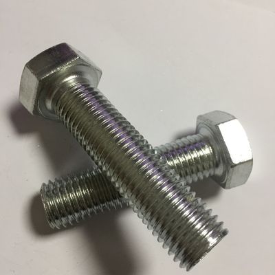 Placa M4-M48 DIN933/931 Parafusos hexadecimais de aço inoxidável A2-70 A4-70 para projectos de construção