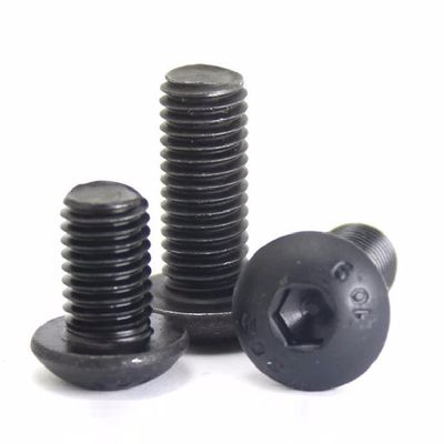 Peças não-padrão de precisão Serviço OEM Hex Socket Button Head Screw ISO 7380 Plain Finish