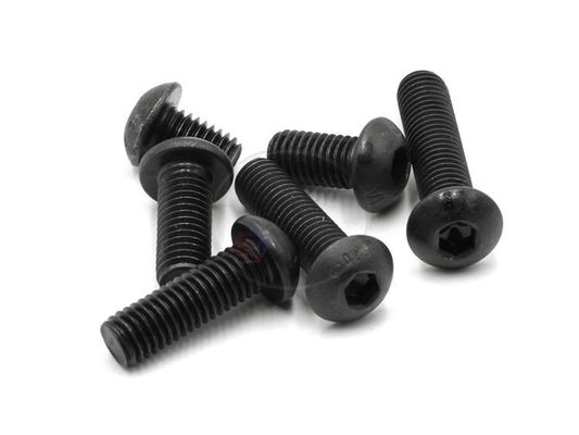 Peças não-padrão de precisão Serviço OEM Hex Socket Button Head Screw ISO 7380 Plain Finish
