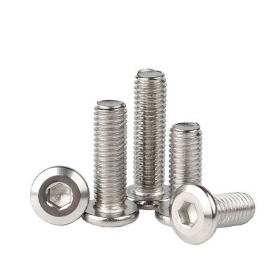 Parafusos e tubulações de cabeça de tomada hexagonal de aço inoxidável para móveis grandes